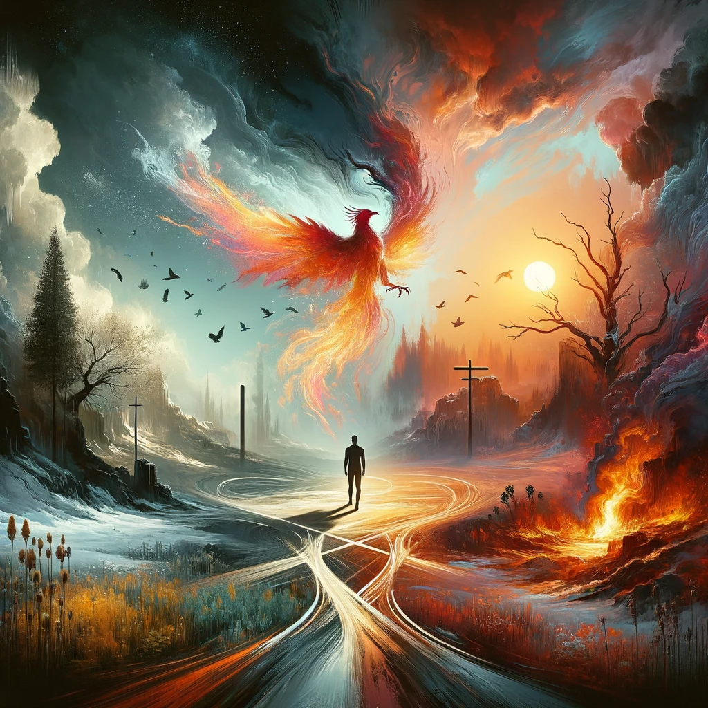 A spiritual death in symbolism