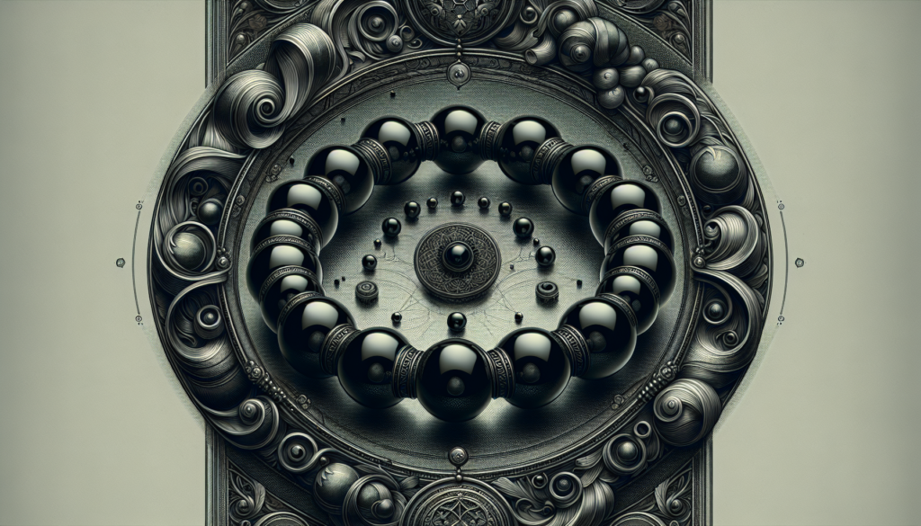 black beads bracelet meaning