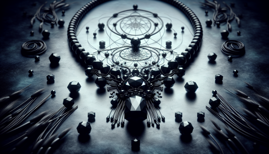 black crystal necklace meaning