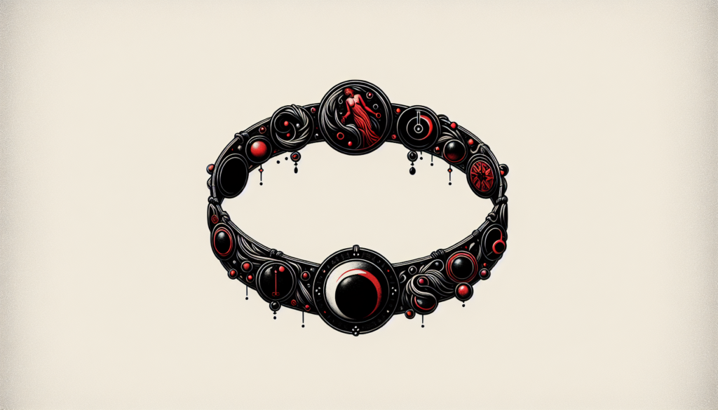 black and red bracelet meaning