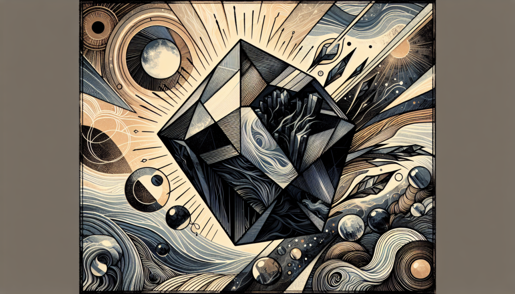 rutilated quartz with black tourmaline