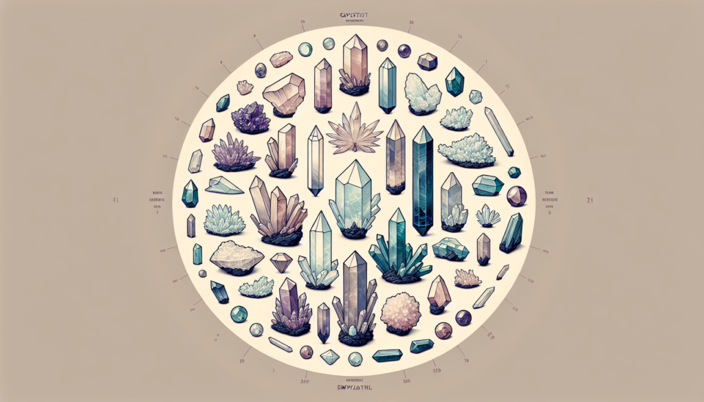 21 different types of quartz crystals