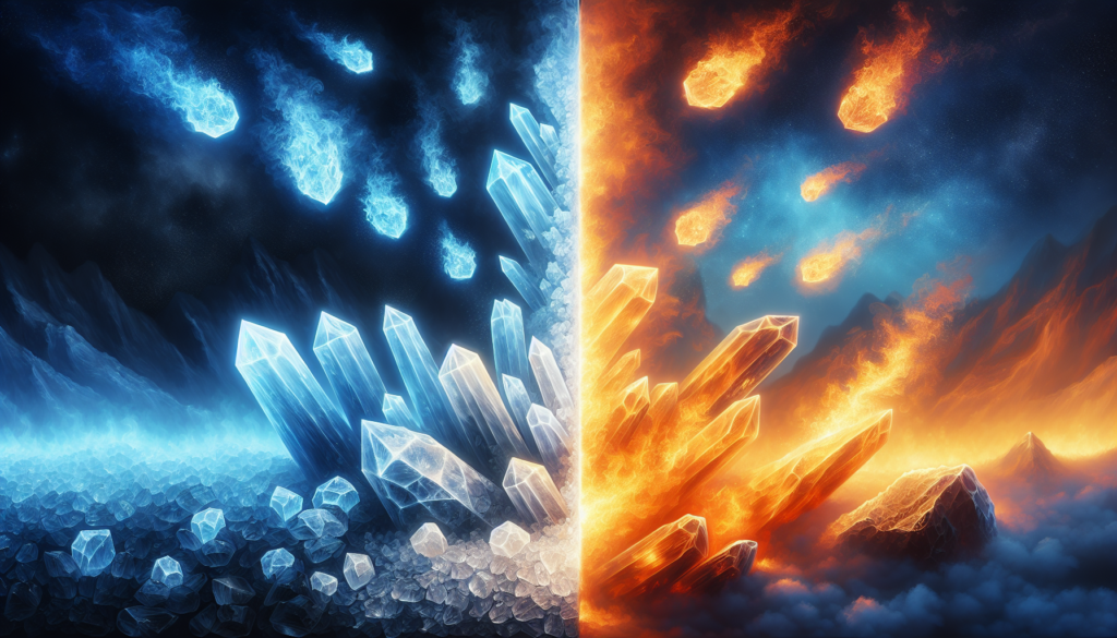 are crystals supposed be cold or warm