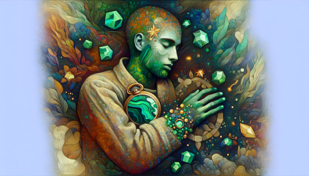 wearing and sleeping with malachite