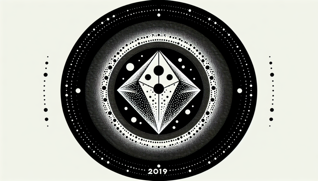 white crystal with black spots