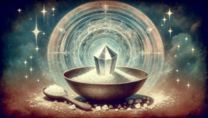 how to cleanse crystals with salt