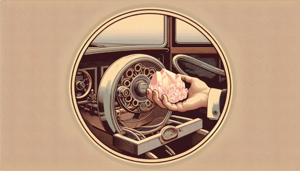 putting rose quartz in someones car