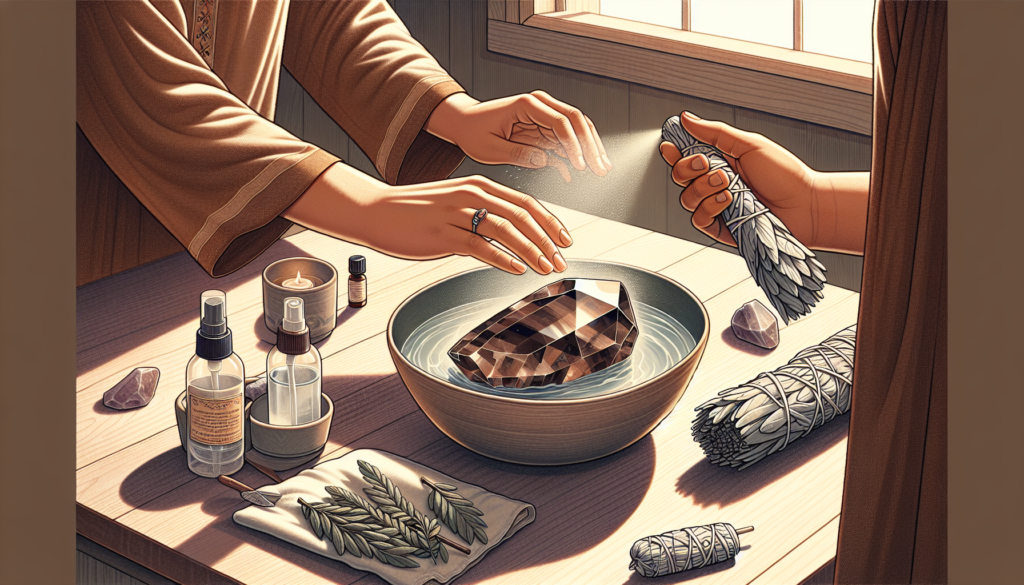 how to cleanse smoky quartz