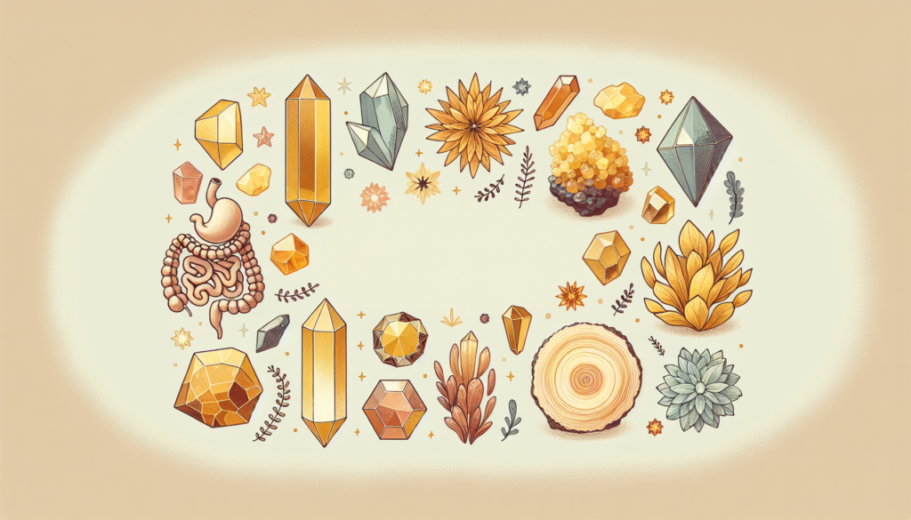 crystals for digestion and stomach pain