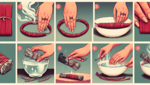 how to cleanse red string bracelet