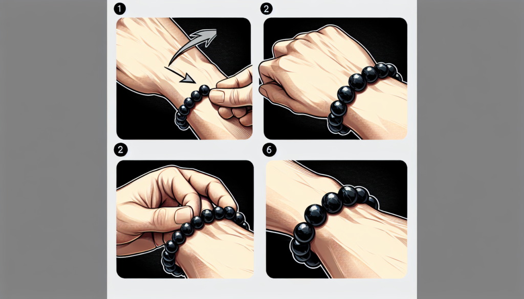 how to wear a black obsidian bracelet
