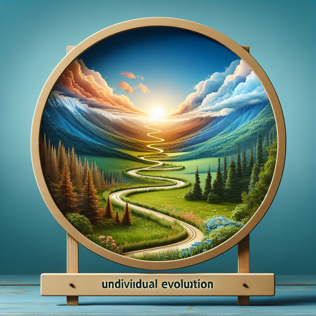 A road winding through a beautiful, unfamiliar landscape, representing the journey of personal growth