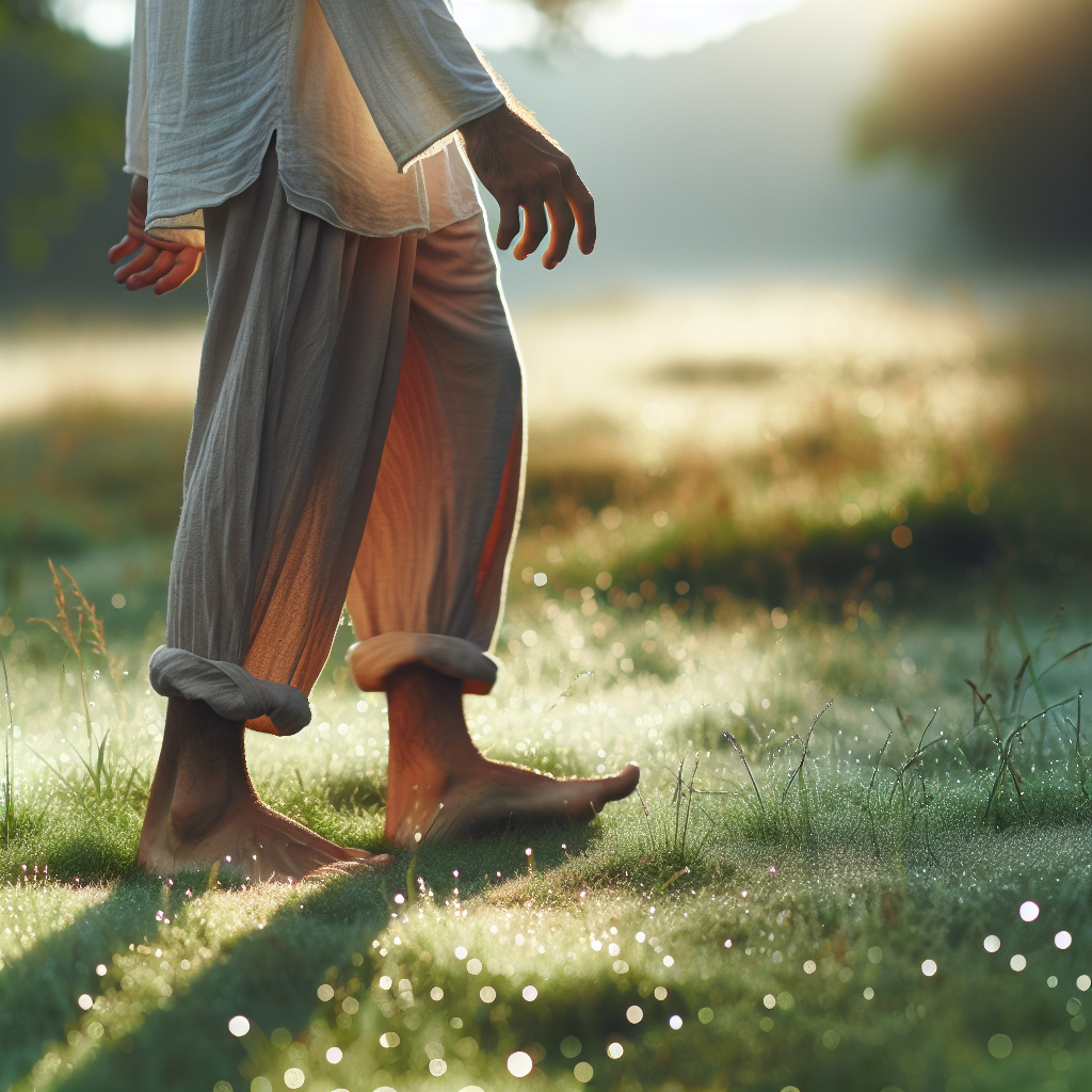 Grounding with Barefoot Walks