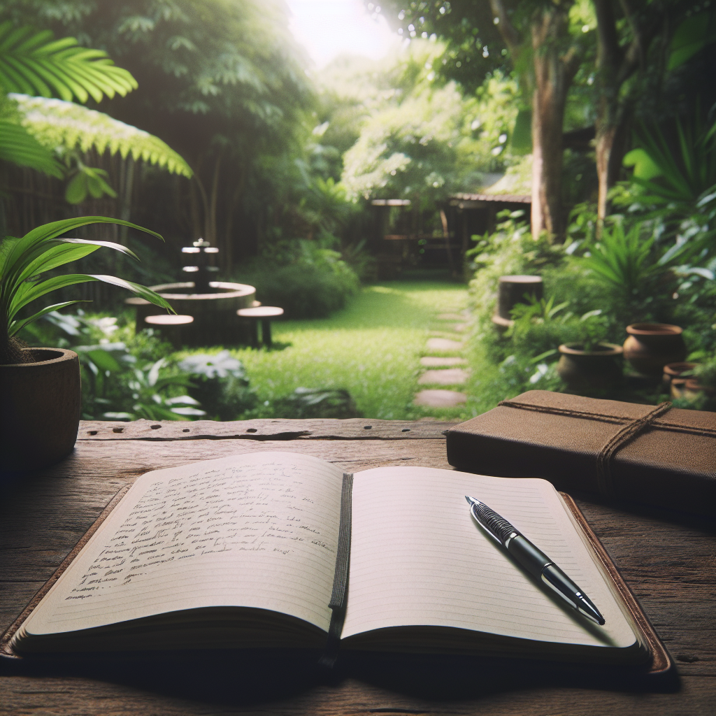 Reflective journaling by nature