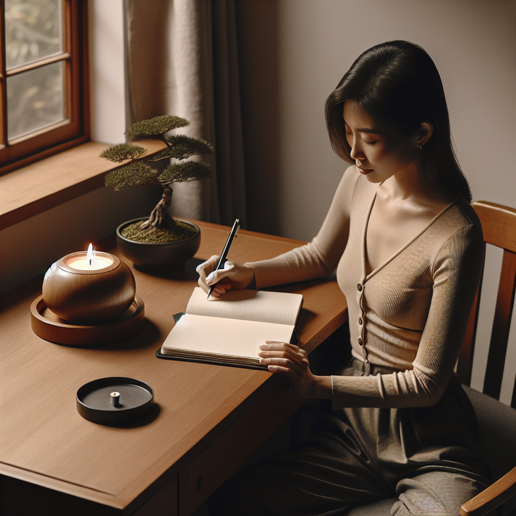 Writing in Gratitude Journal