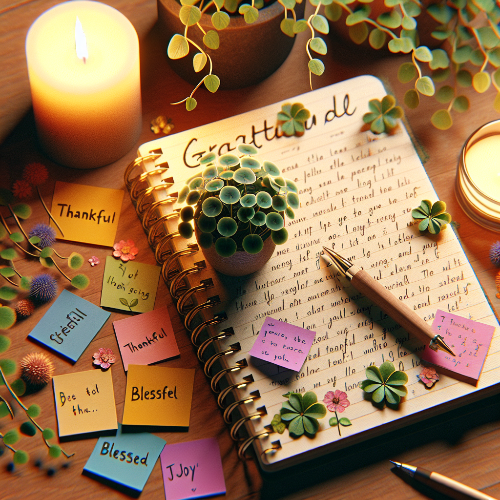 Gratitude Journaling: Cultivate Positivity