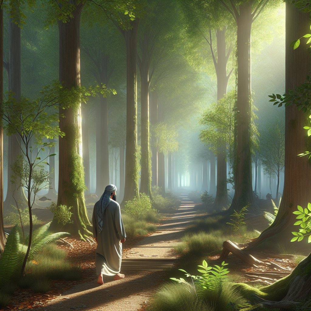 A serene forest path