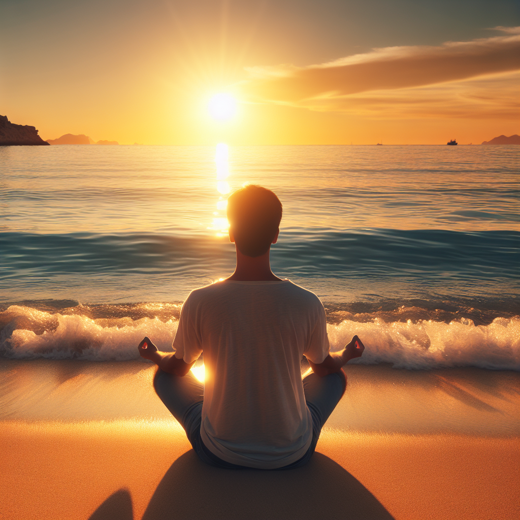 Beach Meditation Image