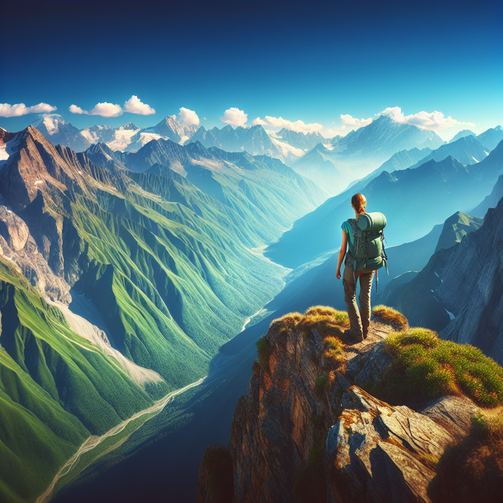 Mountain Hiking Image