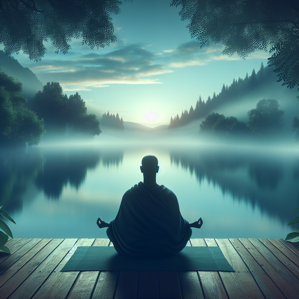 Serene scene of stillness