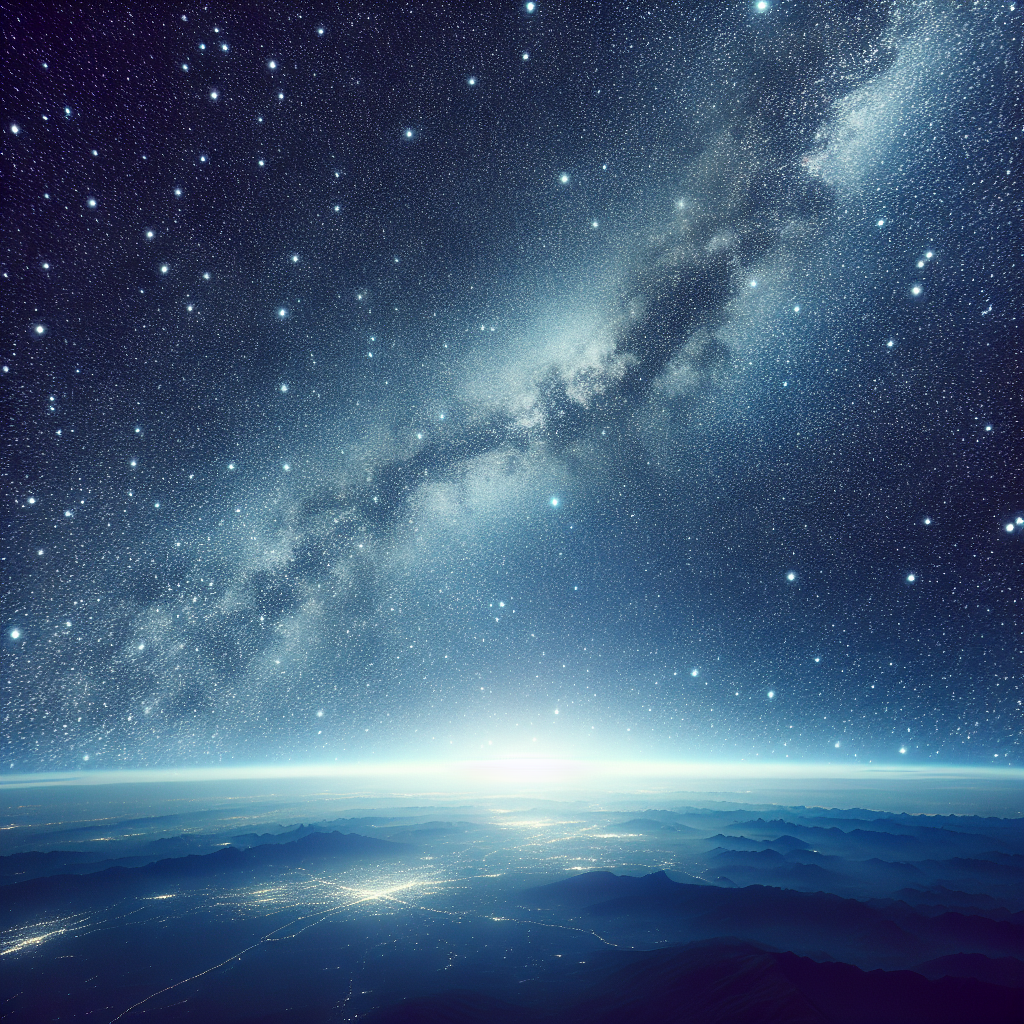 A clear night sky filled with countless stars and the Milky Way, evoking a sense of wonder and boundless possibilities.