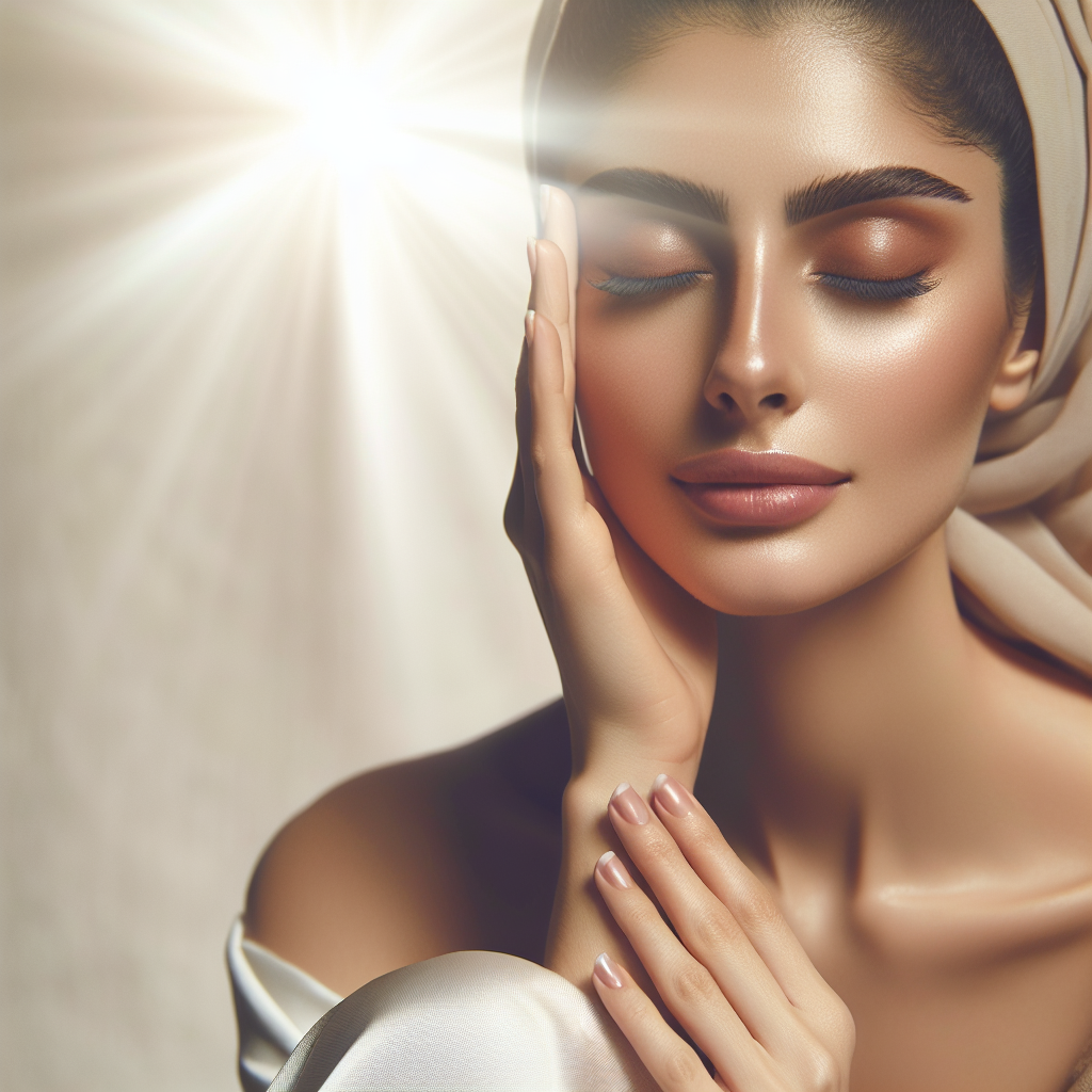 A close-up image of a person sitting cross-legged, eyes closed, with fingers gently resting on the face to indicate the traditional positions for Bhramari