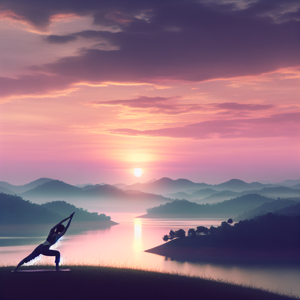 Sun Salutation with the Sunrise