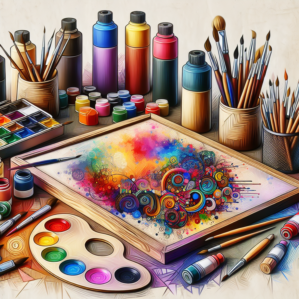 Art therapy supplies