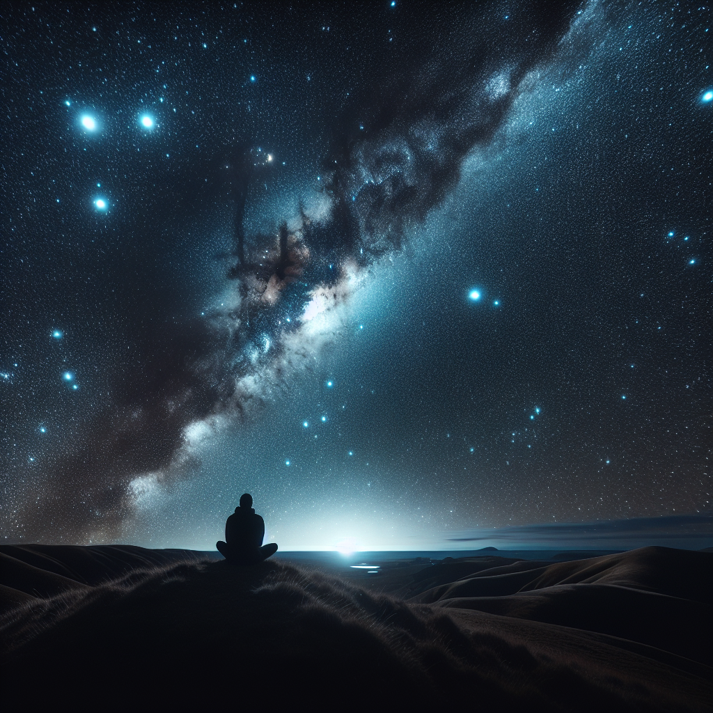 Night sky filled with stars